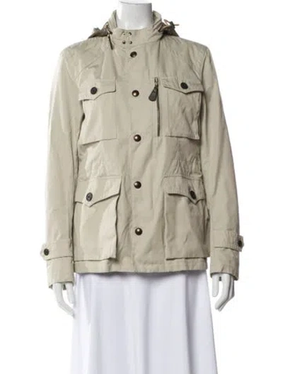 Pre-owned Burberry Utility Jacket In Neutral