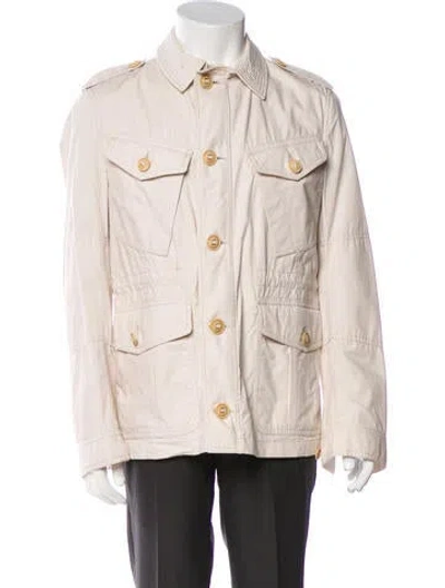 Pre-owned Burberry Utility Jacket In Neutral