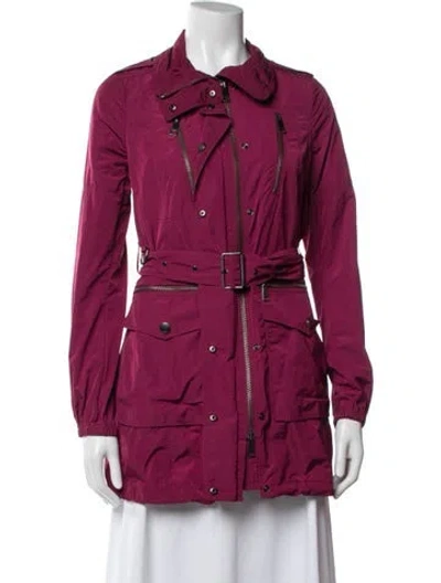 Pre-owned Burberry Utility Jacket In Pink