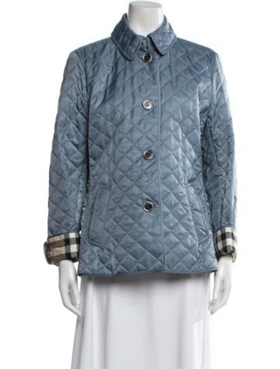 Pre-owned Burberry Utility Jacket W/ Tags In Blue