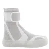 BURBERRY BURBERRY VANILLA BEIGE KNITTED SUB HIGH-TOP SOCK SNEAKERS