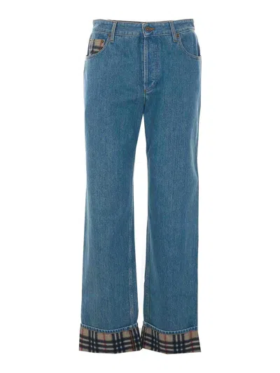 Burberry Denim Jeans In Blue