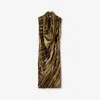 Burberry Logo Sleeveless Dress In Camp