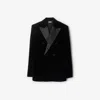 BURBERRY BURBERRY VELVET TUXEDO JACKET