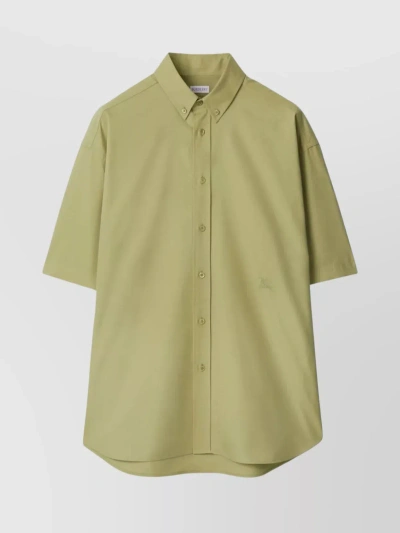 Burberry Versatile Point Collar Shirt In Beige