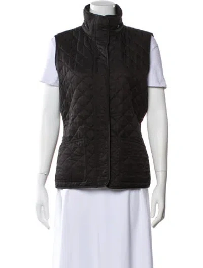 Pre-owned Burberry Vest In Black