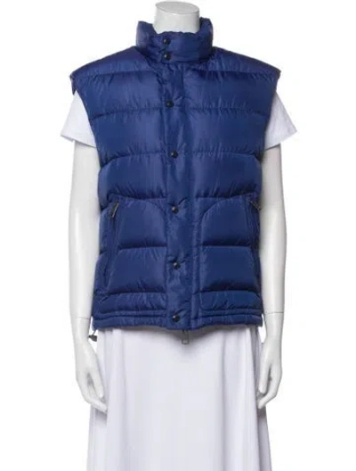 Pre-owned Burberry Vest In Blue