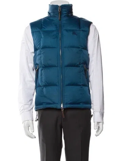 Pre-owned Burberry Vest In Blue