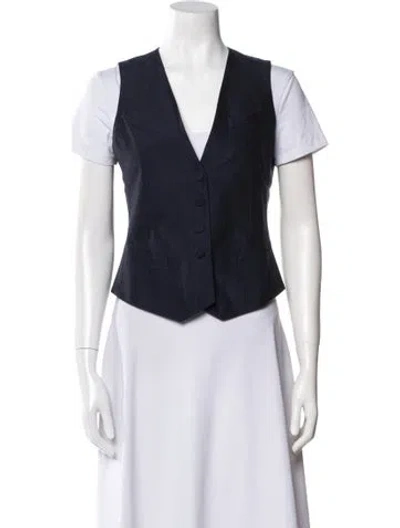 Pre-owned Burberry Vest In Blue