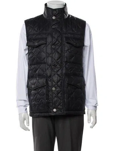 Pre-owned Burberry Vest In Blue
