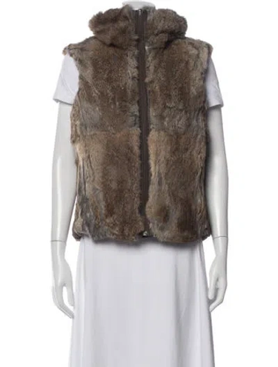 Pre-owned Burberry Vest In Brown