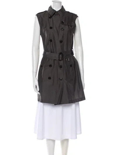 Pre-owned Burberry Vest In Gray