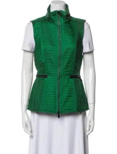 Pre-owned Burberry Vest In Green