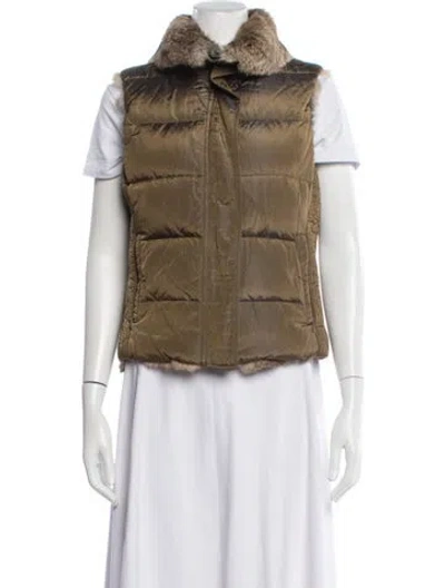 Pre-owned Burberry Vest In Green