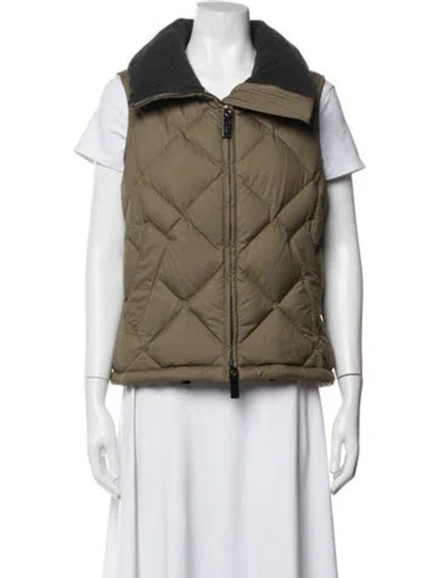 Pre-owned Burberry Vest In Green