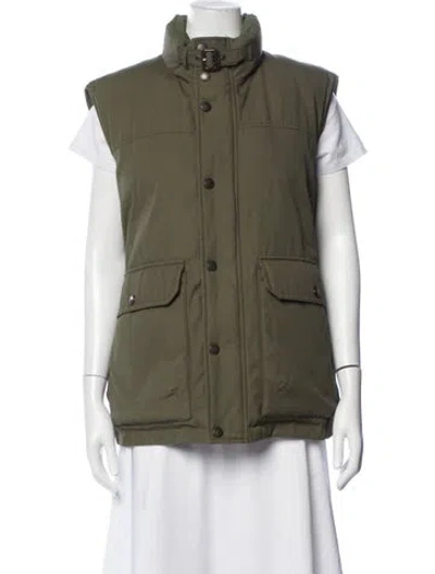 Pre-owned Burberry Vest In Green