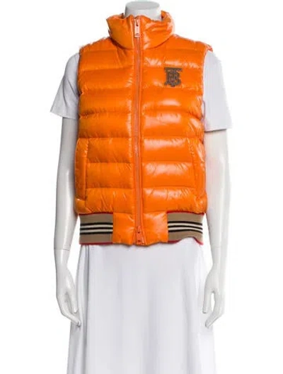 Pre-owned Burberry Vest In Orange