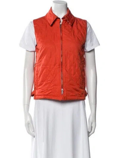 Pre-owned Burberry Vest In Orange