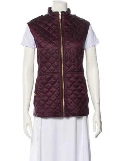 Pre-owned Burberry Vest In Purple