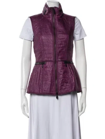 Pre-owned Burberry Vest In Purple