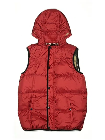 Pre-owned Burberry Kids' Vest In Red