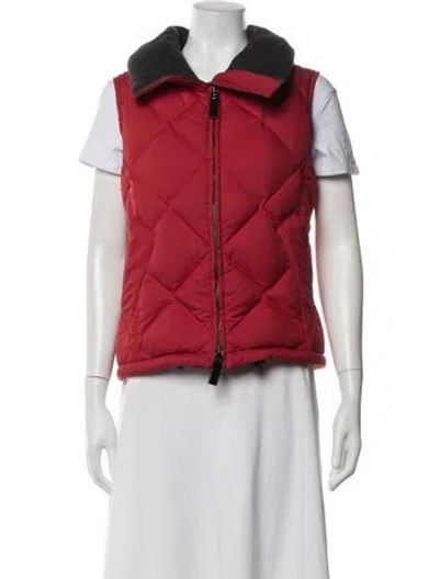 Pre-owned Burberry Vest In Red