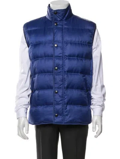 Pre-owned Burberry Vest W/ Tags In Blue