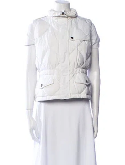 Pre-owned Burberry Vest In White
