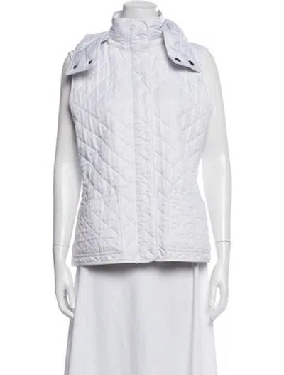Pre-owned Burberry Vest In White