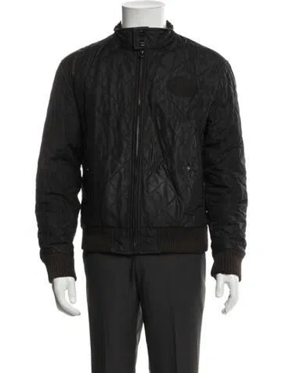 Pre-owned Burberry Vintage Bomber Jacket In Multicolor