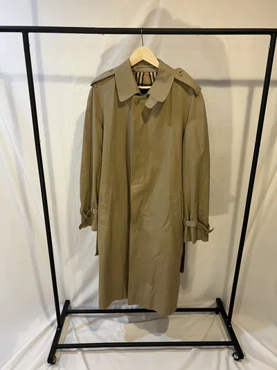 Pre-owned Burberry Vintage  Trench Coat In Brown