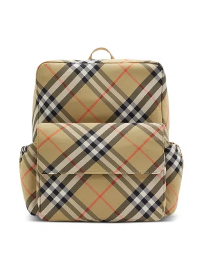Burberry Kids' Backpack In White