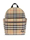Burberry Check Backpack In Multi