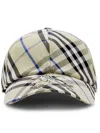 Burberry Check Adjustable Twill Baseball Cap In Neutrals