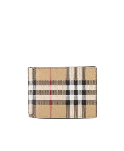 BURBERRY BURBERRY VINTAGE CHECKED BI-FOLD CARDHOLDER