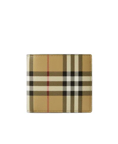 BURBERRY BURBERRY VINTAGE CHECK BIFOLD WALLET