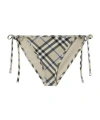 Burberry Vintage Check Bikini Bottom In Nude