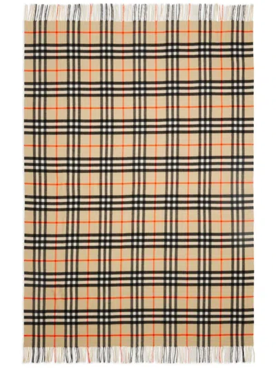 Burberry Vintage Check Blanket In Neutrals