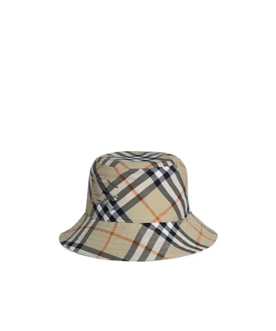 Burberry Check Light Green Polyester Hat