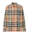 Burberry Vintage Check Button-front Shirt In Nude