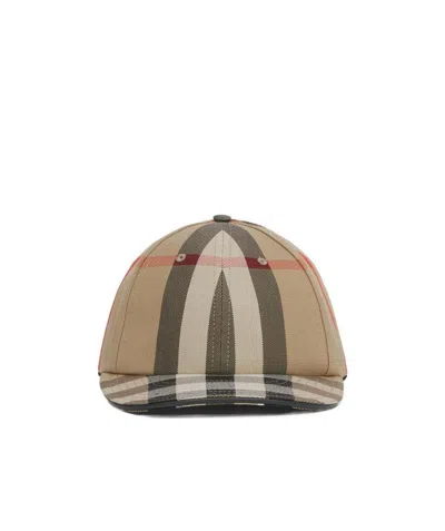 Burberry Vintage Check Cap In Nude | ModeSens