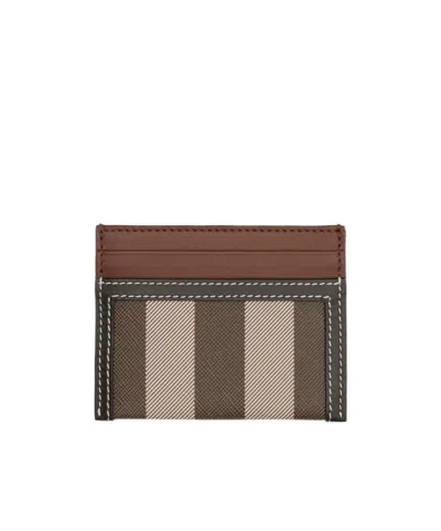 Burberry Vintage-check Card Holder In Multicolor