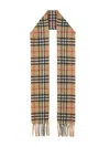 Burberry Vintage Check Cashmere Scarf In 褐色