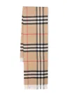 BURBERRY VINTAGE-CHECK CASHMERE SCARF