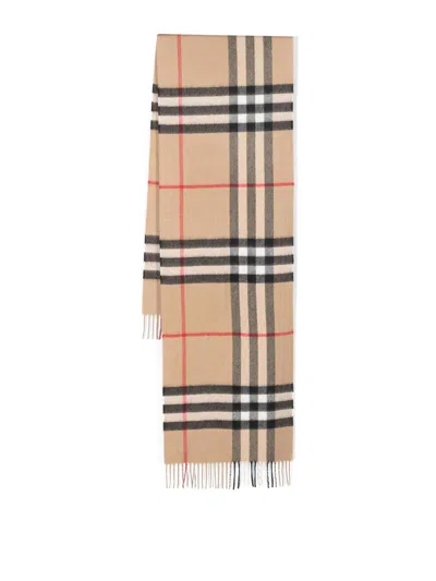 Burberry Vintage-check Cashmere Scarf In Beige