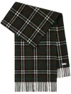 Burberry Vintage Check Cashmere Scarf In Black