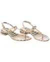 Burberry Emily Sandals In Beige