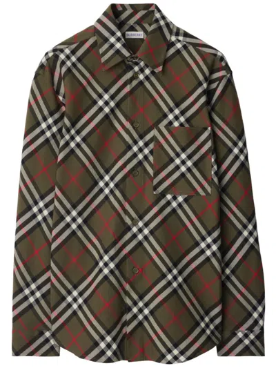 BURBERRY VINTAGE CHECK COTTON SHIRT