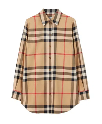 BURBERRY BURBERRY CHECKED BUTTONED SHIRT