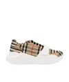 Burberry Vintage Check-pattern Touch-strap Sneakers